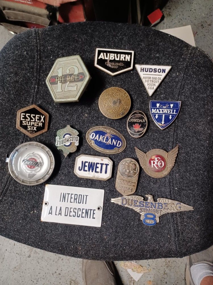 Vintage Auto Radiator Emblems