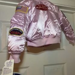 Up And Away  Bomber Flight Jacket Size 18M 