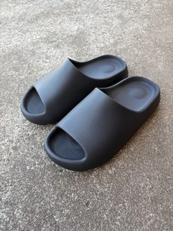 Black Slip on slides