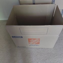 20 Large Boxes With Carry Handles $40