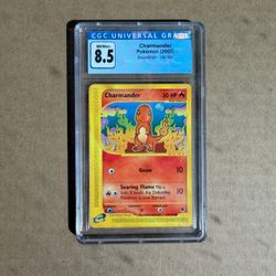 Pokemon Charmander Expedition 2002 #98 CGC 8.5 NM/Mint+ Slab