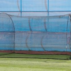 Large Baseball and Softball Batting Cage Net and Frame