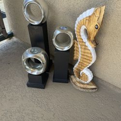 Candle Holder Sea Horse