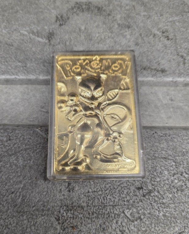 Trade Up Challenge! 1999 Golden Mewtwo Pokemon Card!