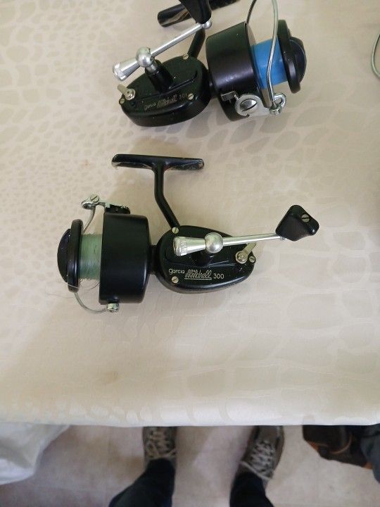 Vintage Michell 300 And 301 Fishing Reels