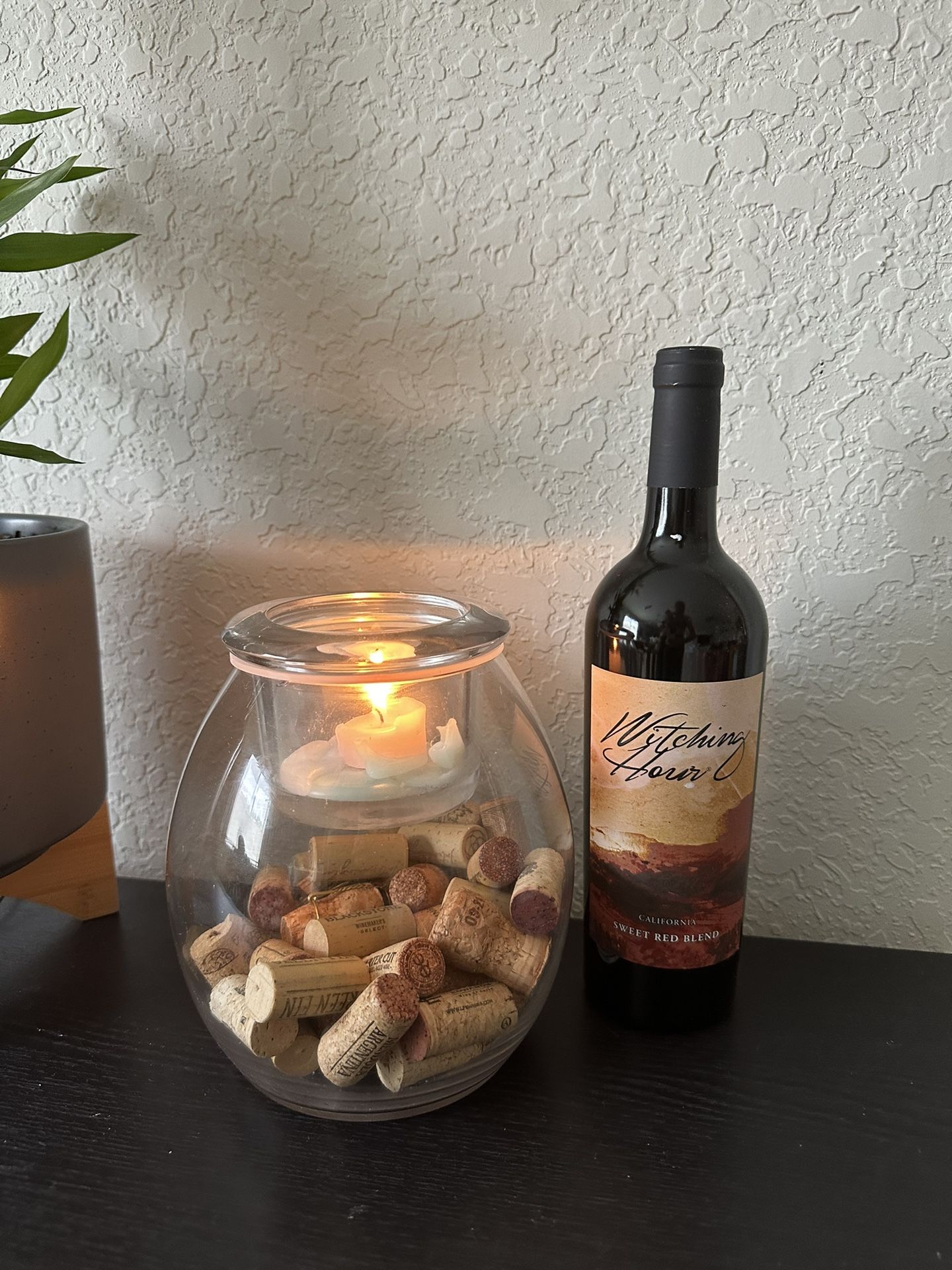 Glass Vase Candle Holder