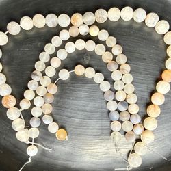 Marine Agate Beads