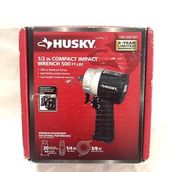 Brand New Husky 1/2”  500Lb/Ft Air Impact Wrench. Retails for $129.