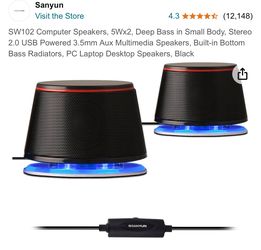 Sanyun Computer Speakers 