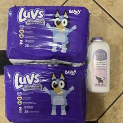Luvs Diapers $6 Each Or Powder $1 Each 
