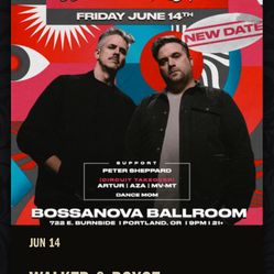 Walker & Royce Concert tickets - 6/14 PDX