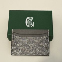 Goyard Card Holder Gray 