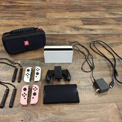Nintendo Switch OLED Bundle Like New! 