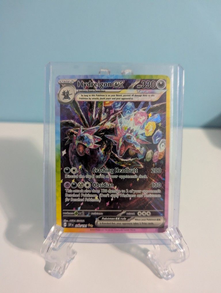 Hydreigon EX full art Pokemon card