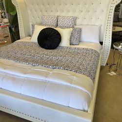 White Queen Bed 3pc