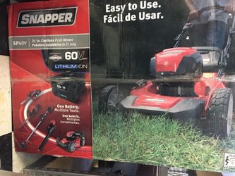 SNAPPER SP60V 60v Mower Includes 4AH Battery and charger for