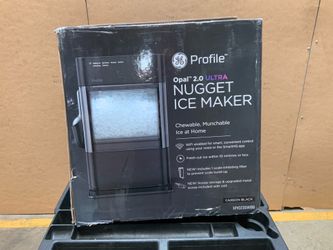 GE Profile - Opal 2.0 Ultra Nugget Ice Maker  and Scale Inhibiting Filter - carbon black #967