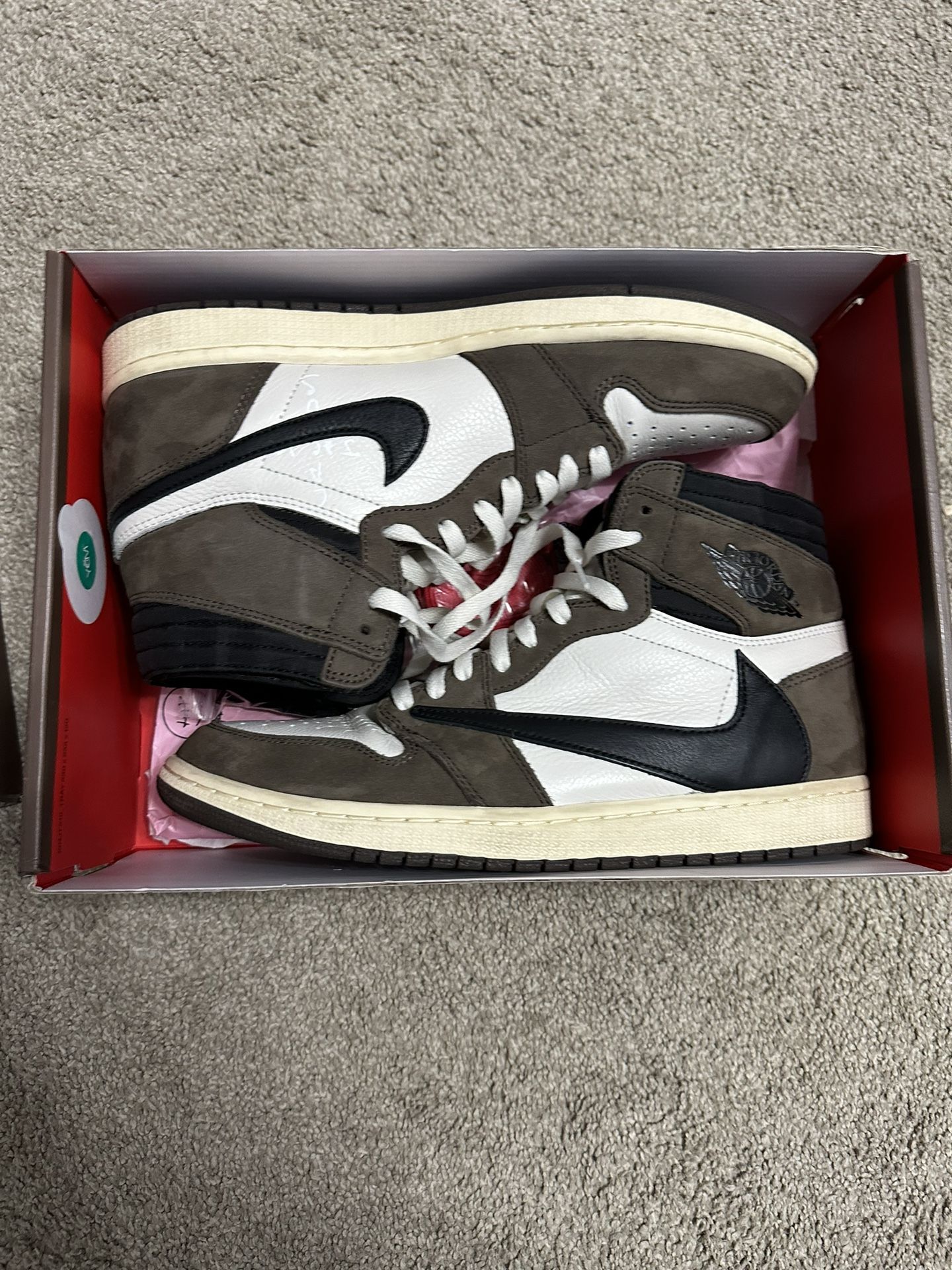 Jordan 1 Travis Scott Mocha Sz 11.5