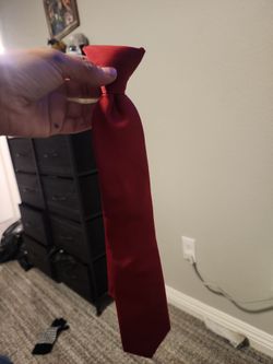 Red tie