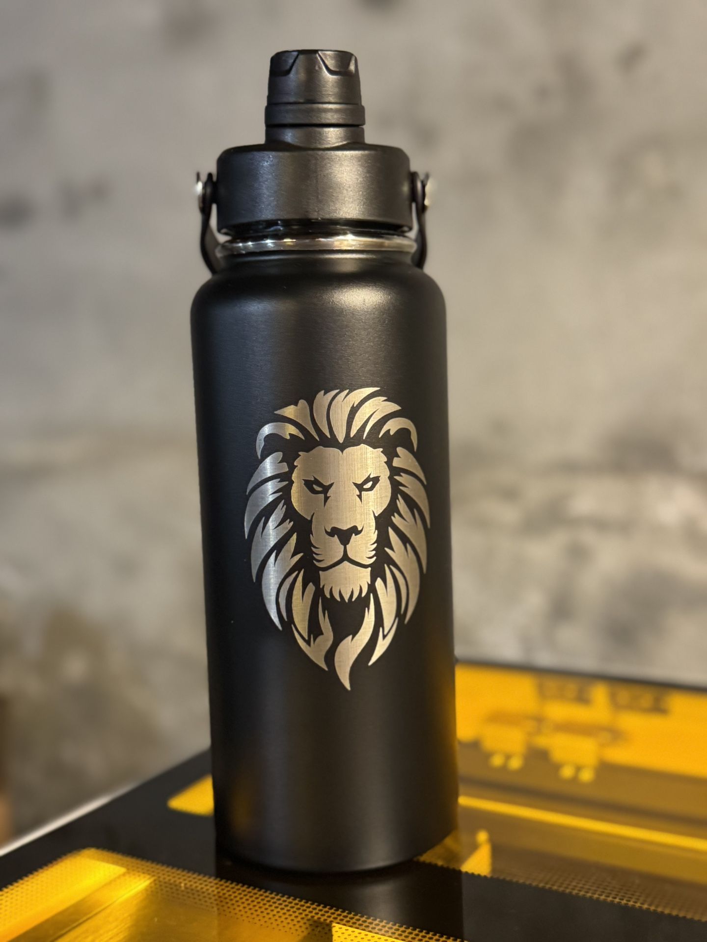 Laser Engraved Lion
