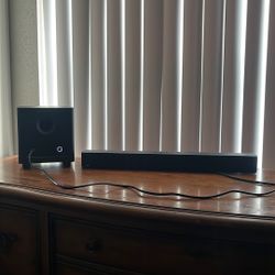 Vizio Sound Bar And Subwoofer
