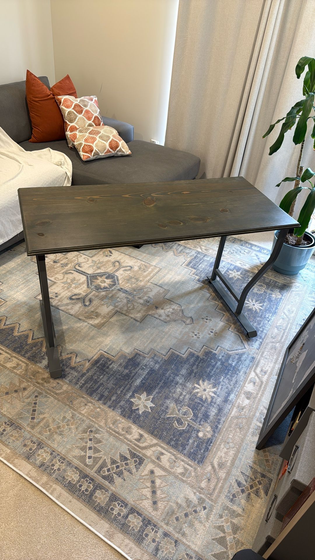 Gray Wood Desk