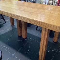 Butcher Shop Solid Wood Table In Good Condition Asking $3500. Obo 