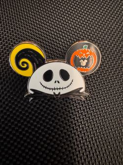 Disney 2024 Hidden Mickey Pin Ear Hat - Nightmare Before Christmas