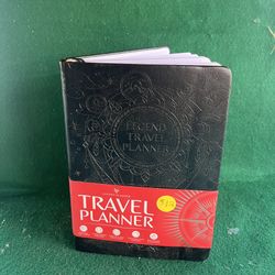 New budget travel platter with expense tracker, or a packing list hardcover black