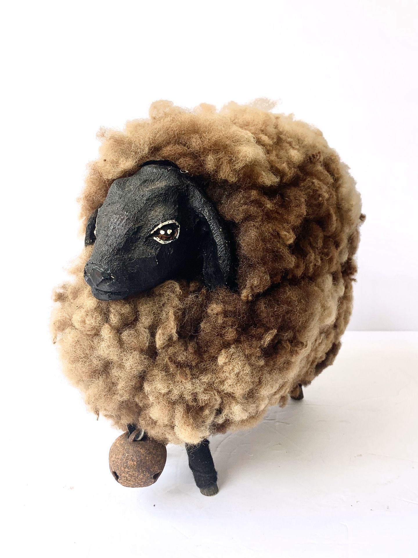 Large Vintage Wooly Sheep
