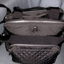Moncler Mommy Quilted Diaper Bag