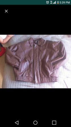 Leather jacket