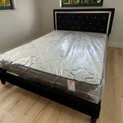 New Queen Size Mattress Regular New Mattress Queen Size Bed Frame NOT included 