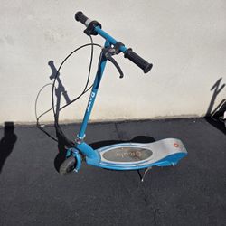Teal Razor electric scooter