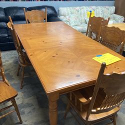 Table With 6 Chairs