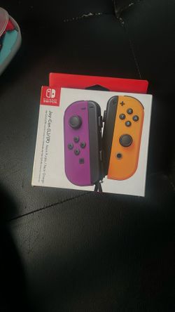 Nintendo Neon Purple/Neon Orange Joy-Con (L-R) - Switch