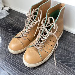 Buttero Made In Italy Leather Shoes Sneakers High Top 