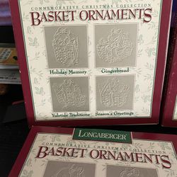 Longaberger Basket Ornaments 