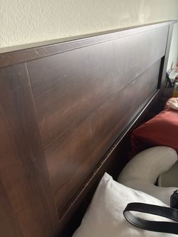 Queen headboard would espresso