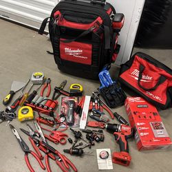 Milwaukee structured packout backpack & more