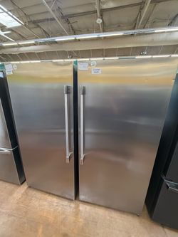 Frigidaire Stainless Steel Counter Depth Column Refrigerator Set 66”
