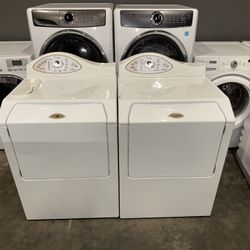MAYTAG LARGE CAPACITY WASHER DRYER ELECTRIC SET 