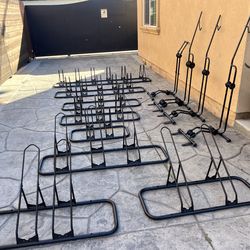 Bike parking racks (2)-for 5 bikes $50each -/2for 2 bikes $35each / and  6 for single bikes $30 each