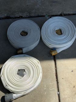Fire hoses in good condition