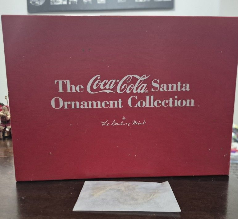 Danbury Mint Coca-cola Santa Ornaments Collection