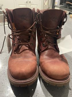 Timberland Womens Boots Size 7.5 Maroon/ Maroon Pink 