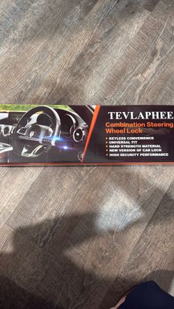 TEVLAPHEE Combination Steering Wheel Lock – Brand New 🔒