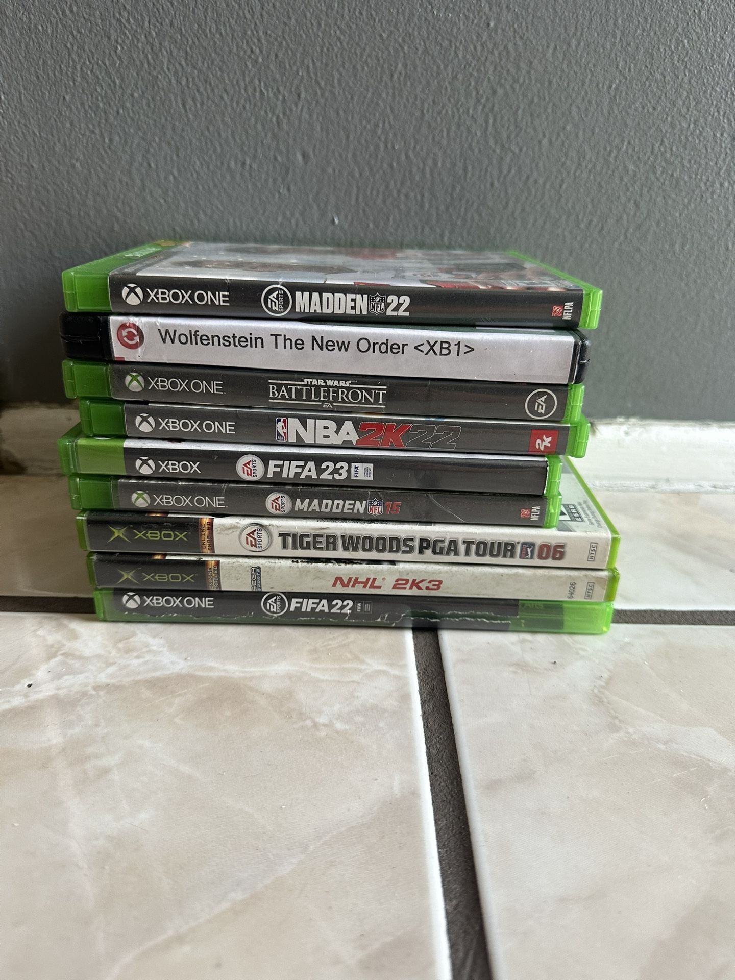 xbox one games/sports games