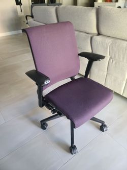Steelcase Think Ergonomic Purple Computer Office Chair