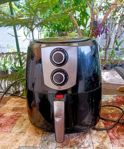 Secura Black Analog Air Fryer 5.5 Qrtz